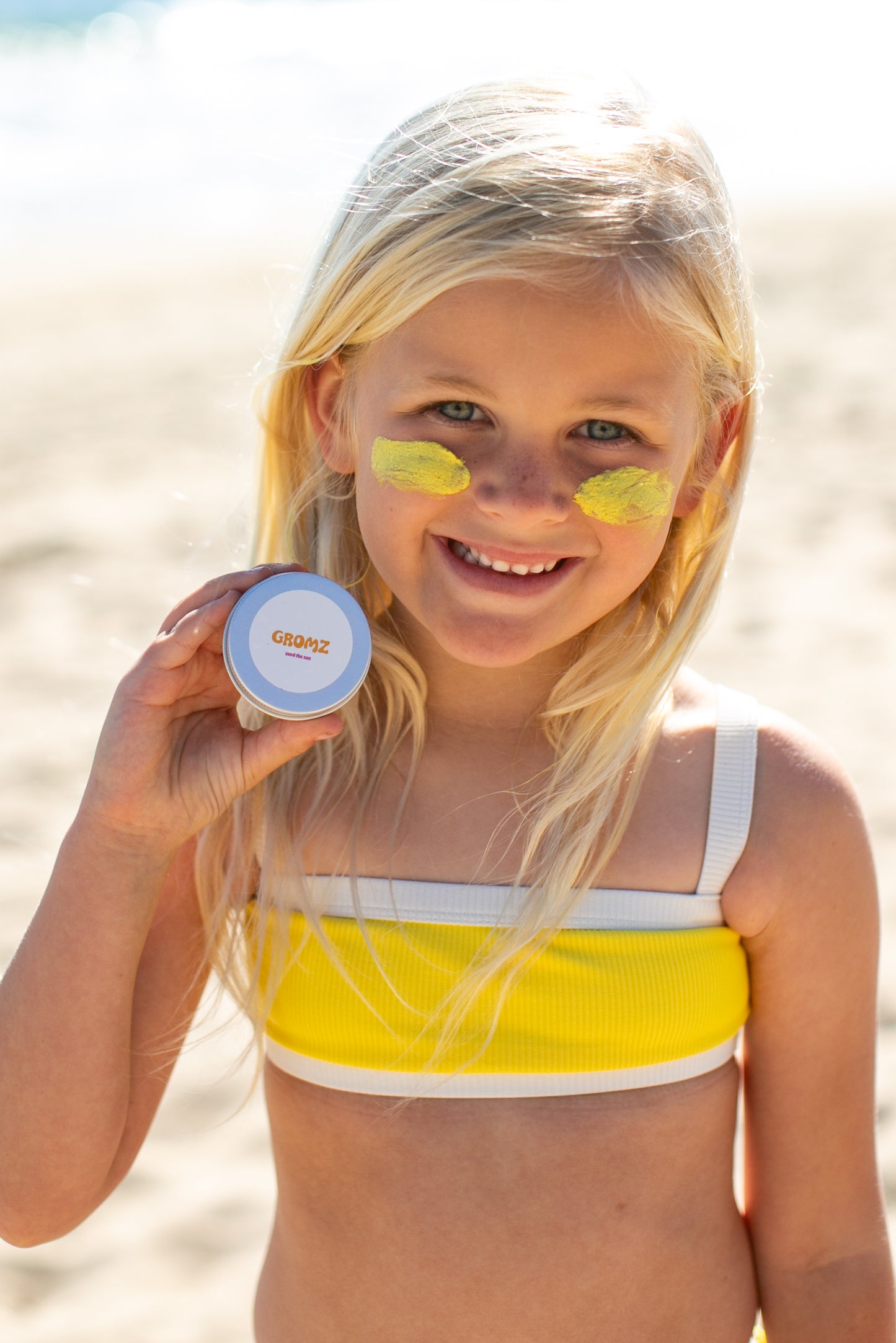 Colored Zinc Sunscreen & Nose Coat - YELLOW