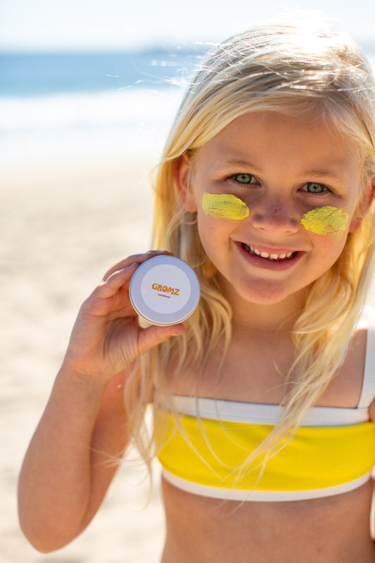 Colored Zinc Sunscreen & Nose Coat - YELLOW