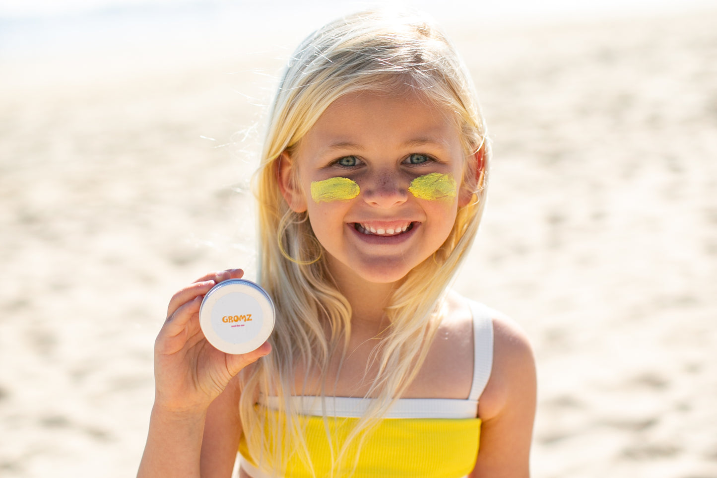 Colored Zinc Sunscreen & Nose Coat - YELLOW