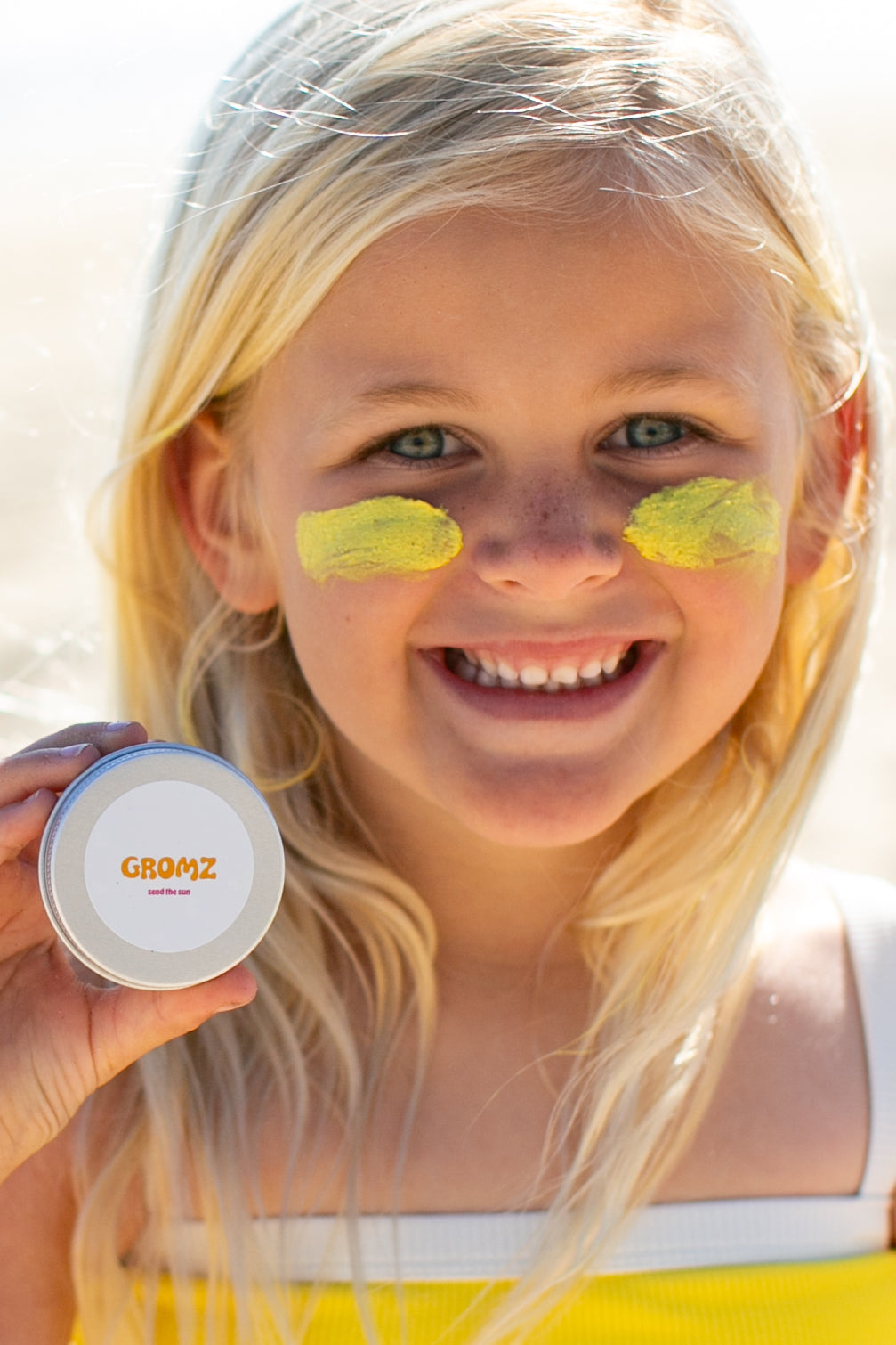 Colored Zinc Sunscreen & Nose Coat - YELLOW