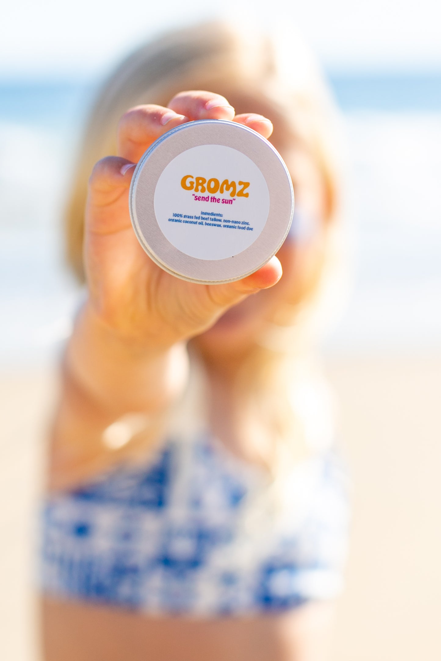 Colored Zinc Sunscreen & Nose Coat - BLUE