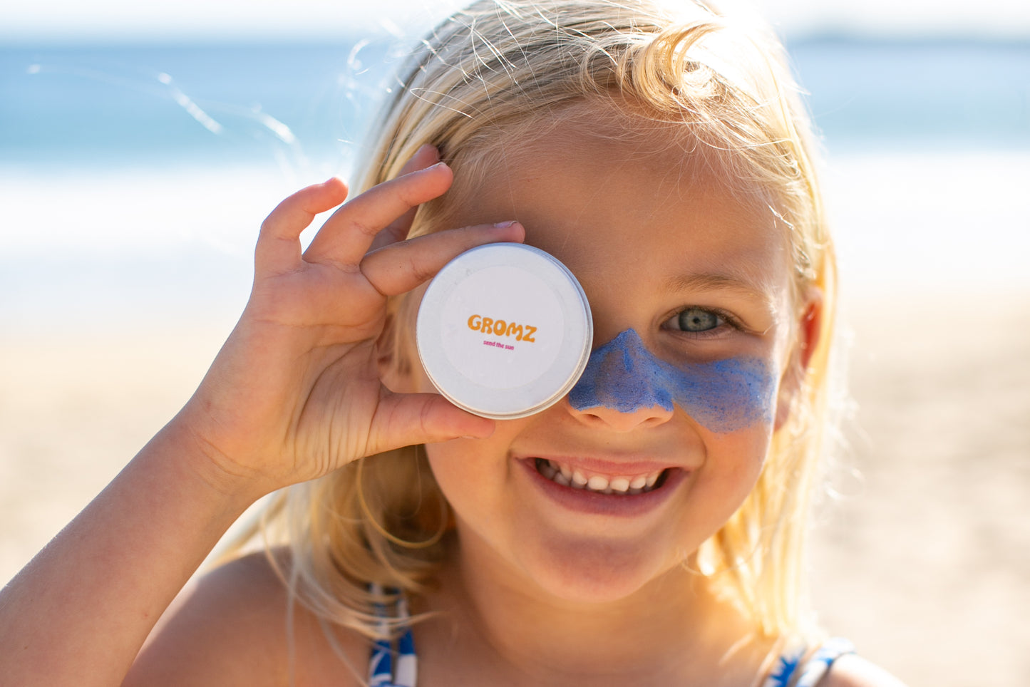 Colored Zinc Sunscreen & Nose Coat - BLUE
