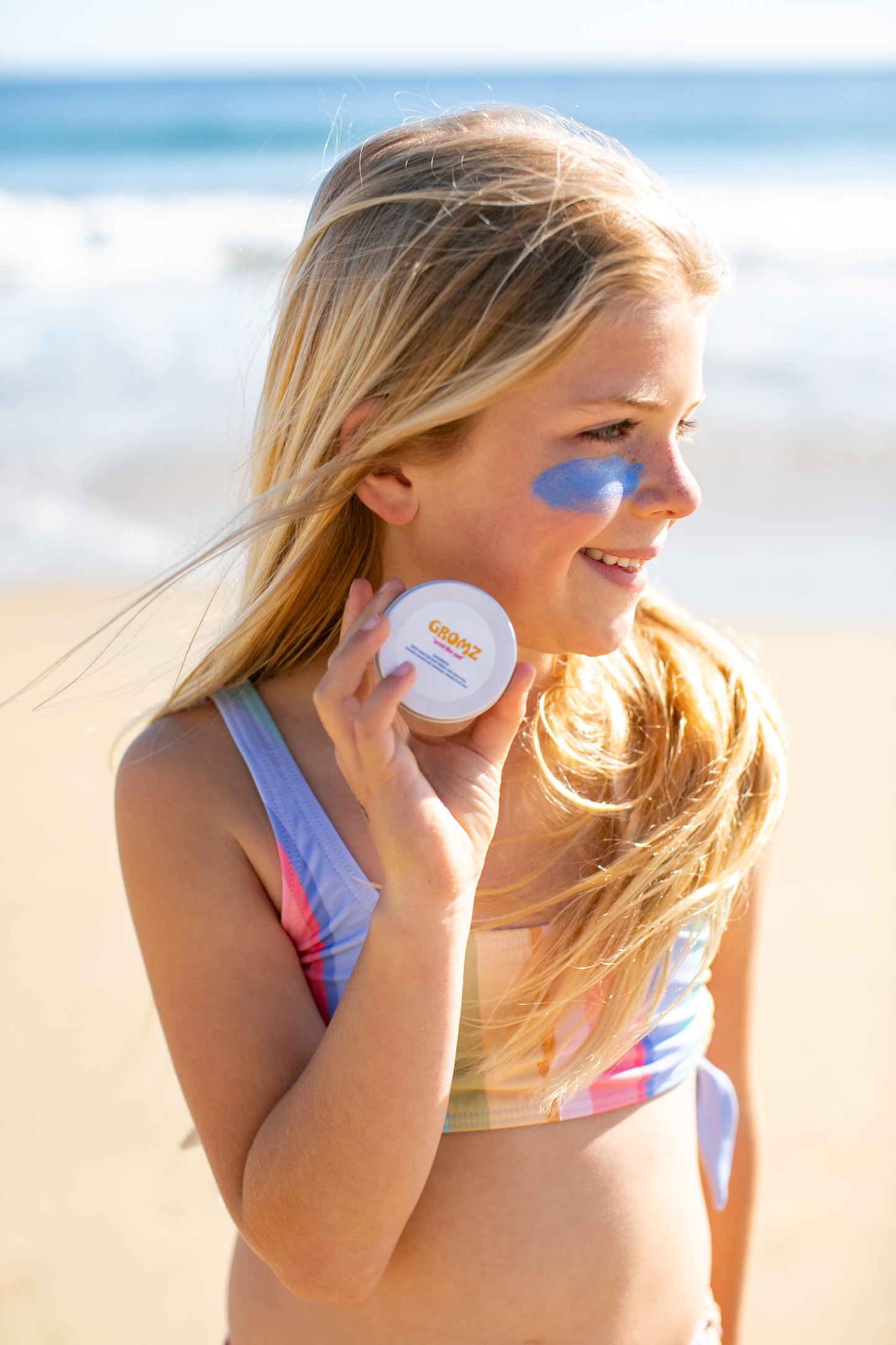 Colored Zinc Sunscreen & Nose Coat - BLUE