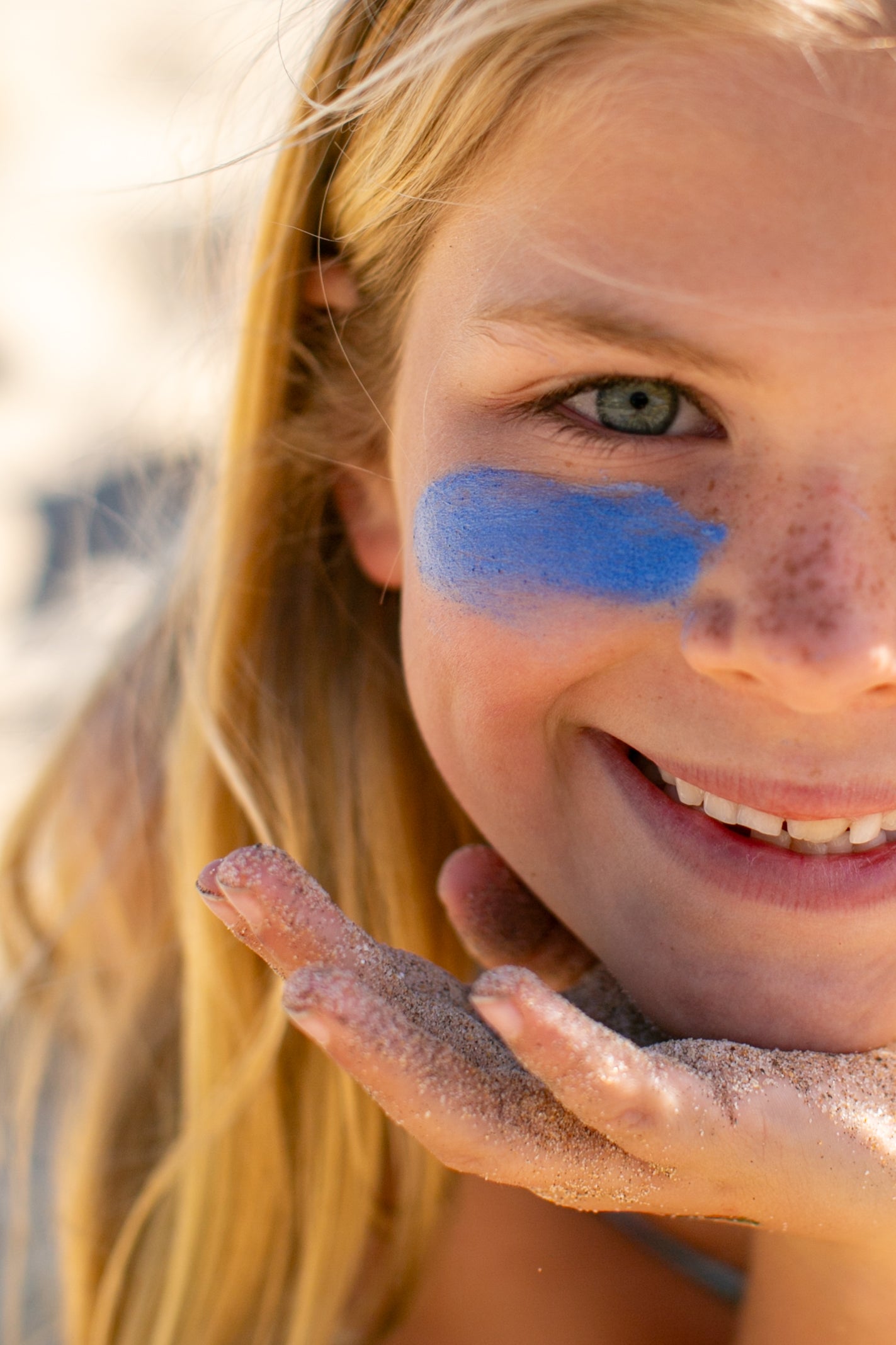 Colored Zinc Sunscreen & Nose Coat - BLUE